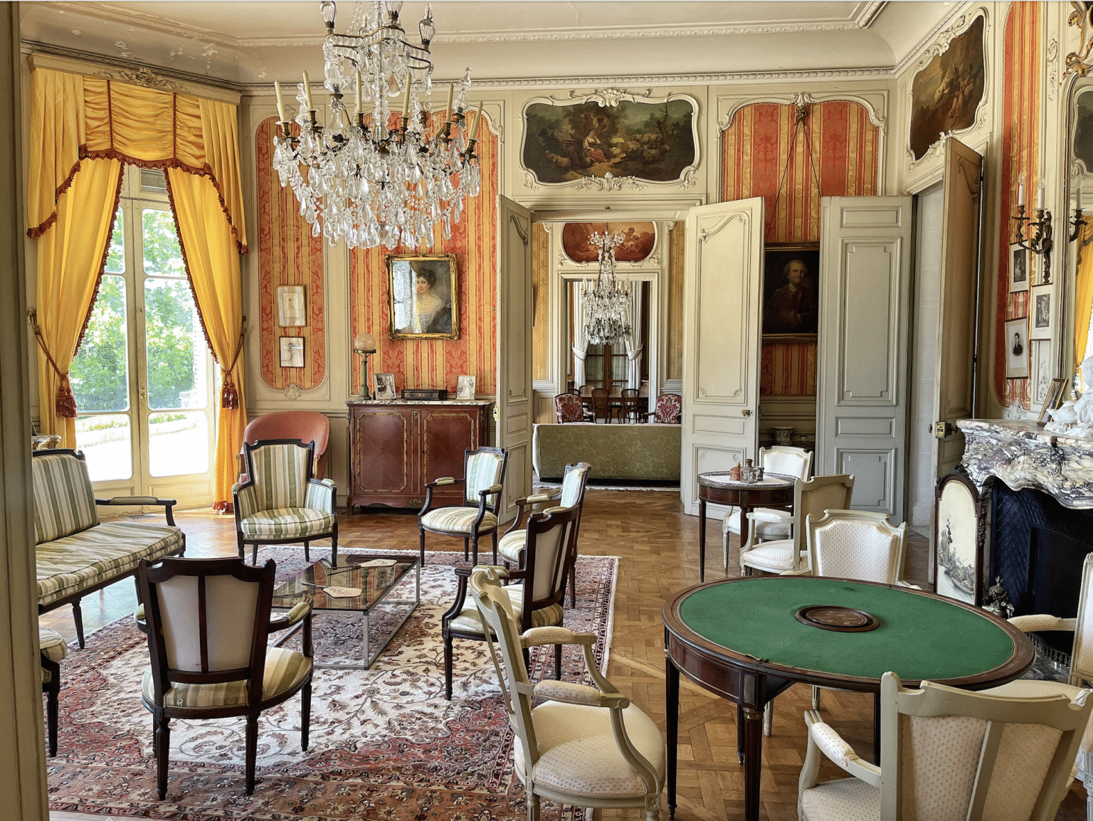 Le salon du château pour votre mariage
