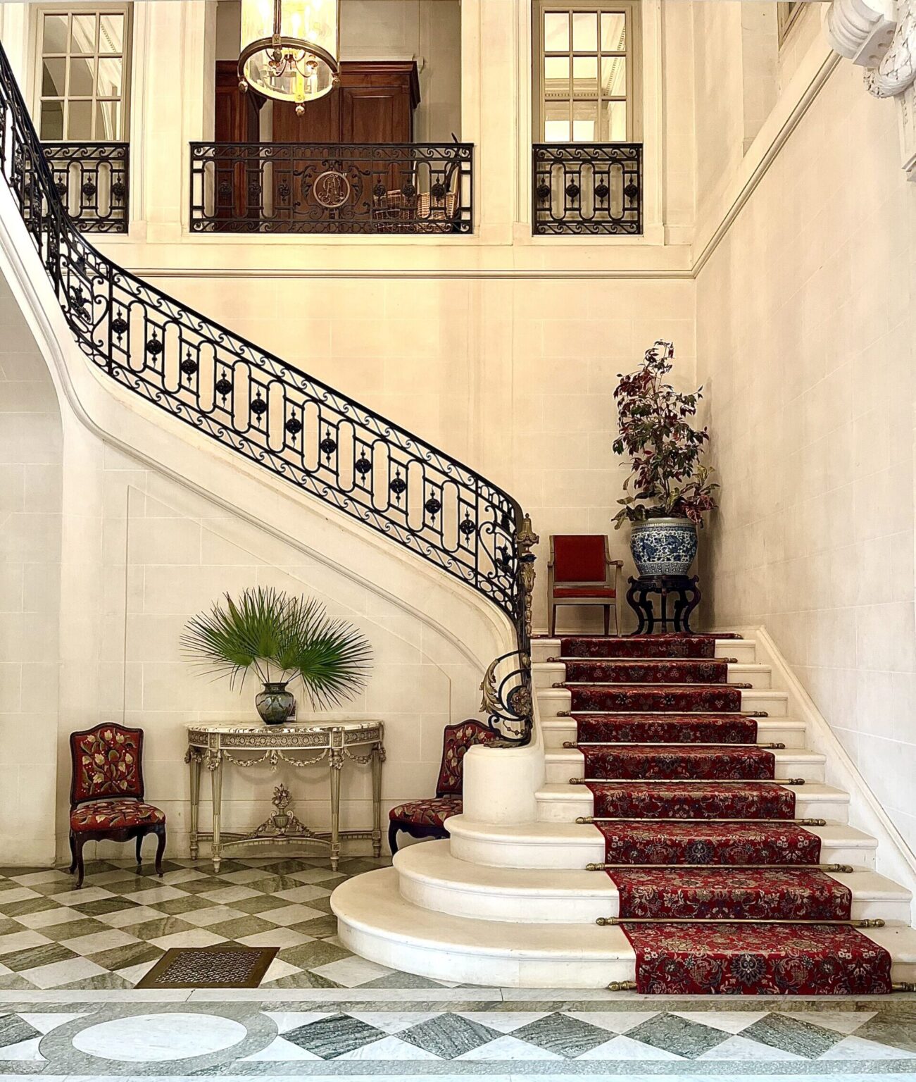Le hall du château pour votre mariage dans l'aude