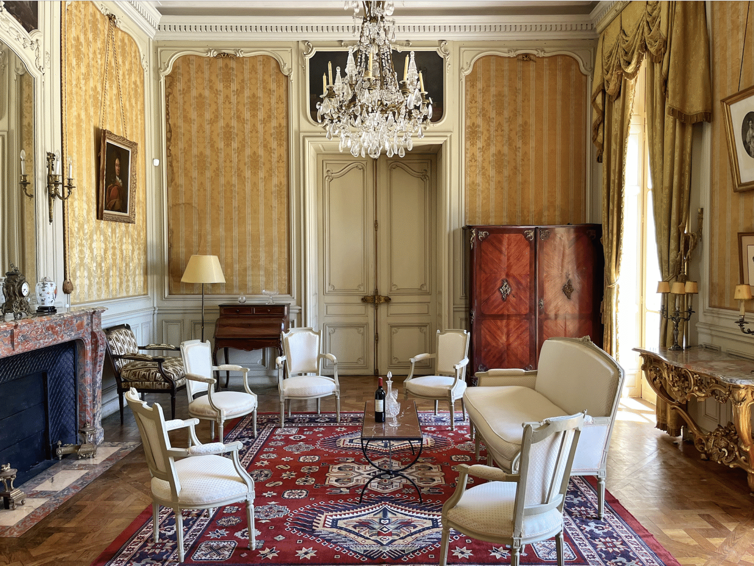 Le salon du château pour votre mariage