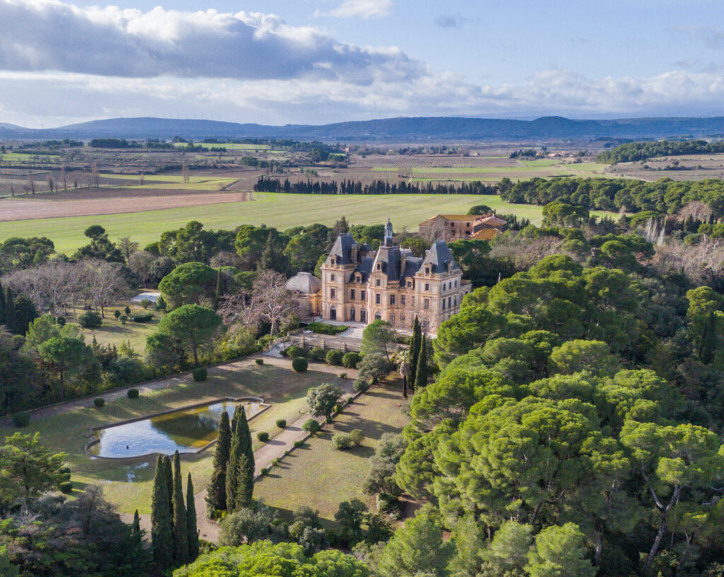 Château du Terral vue du ciel